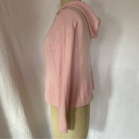 Everlane pure cashmere pale pink hooded sweater - Picture 3 of 7